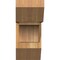Ekena Millwork Thorton Slat Rough Sawn Bracket w/ Offset Brace, Western Red Cedar, 8"W x 18"D x 18"H BKT0806X18X18THR06RWR - alternate 2